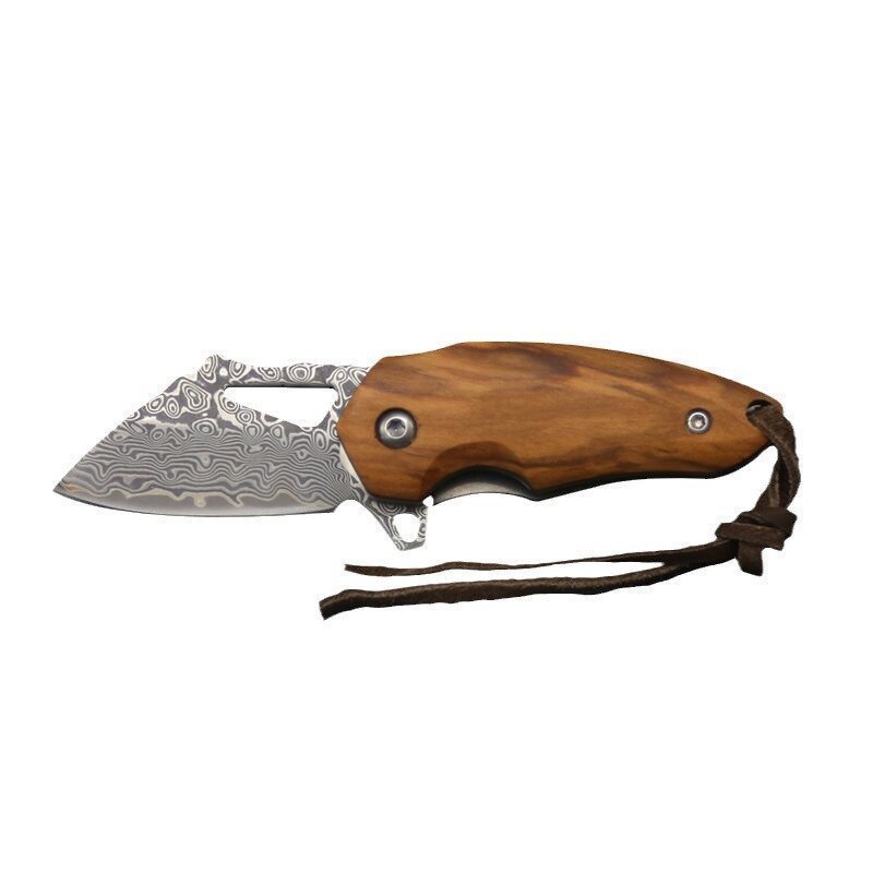 O1CN01SUUn9V1WzvjjkjPhg_2218404762860-0-cib.jpg Damaskus stahl mini sharp tasche messer hohe hrte outdoor tragbare mit hand-gehalten fleisch – Bild 1